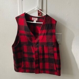 Filson Red and Black Wool Garment